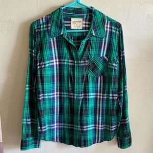Arizona Jean green flannel